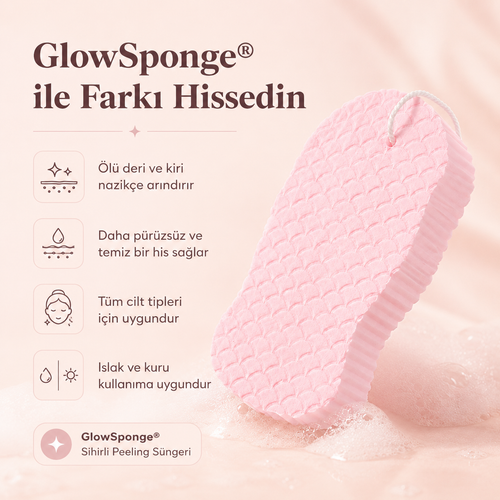 GlowSponge® Sihirli Peeling Süngeri