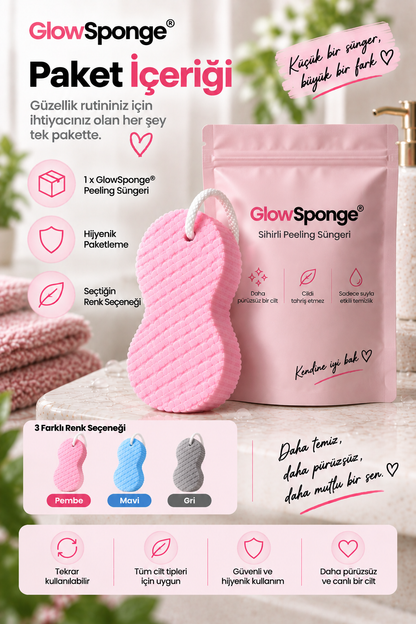 GlowSponge® Sihirli Peeling Süngeri