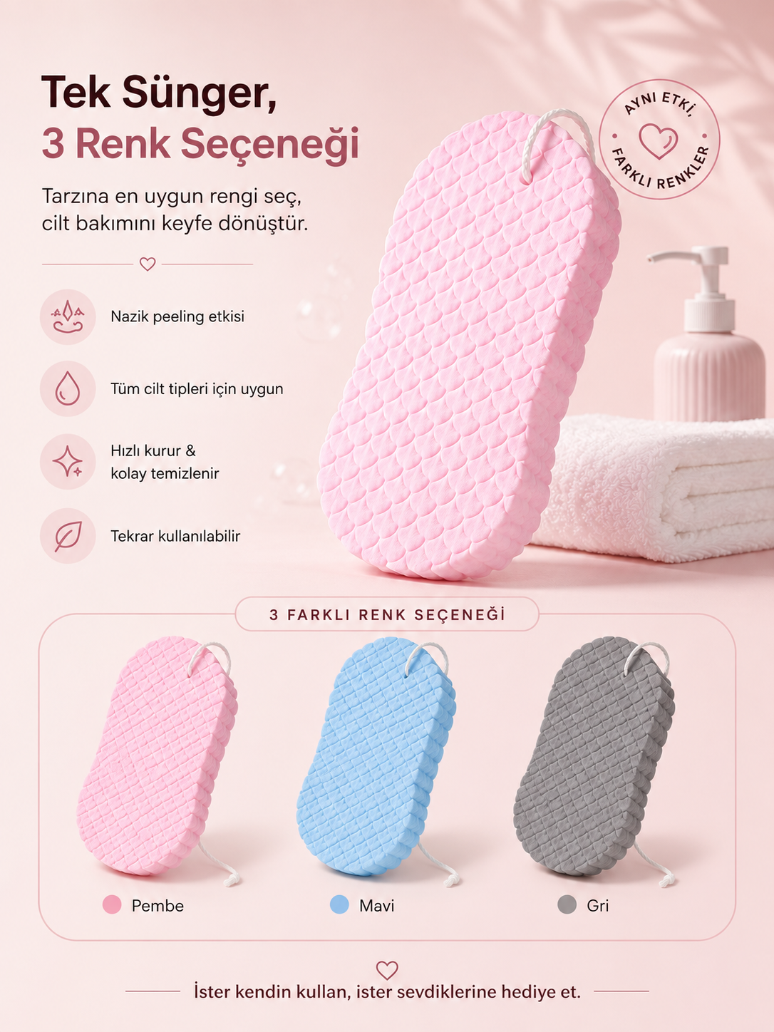 GlowSponge® Sihirli Peeling Süngeri