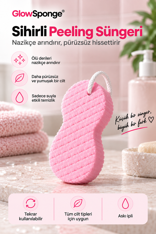 GlowSponge® Sihirli Peeling Süngeri